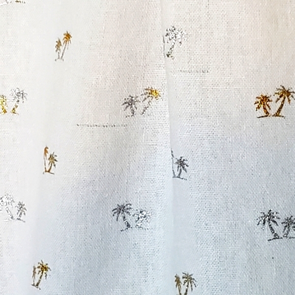 Sigrid Olsen Linen Top Tunic W/Pockets Women's Size L - Picture 6 of 7